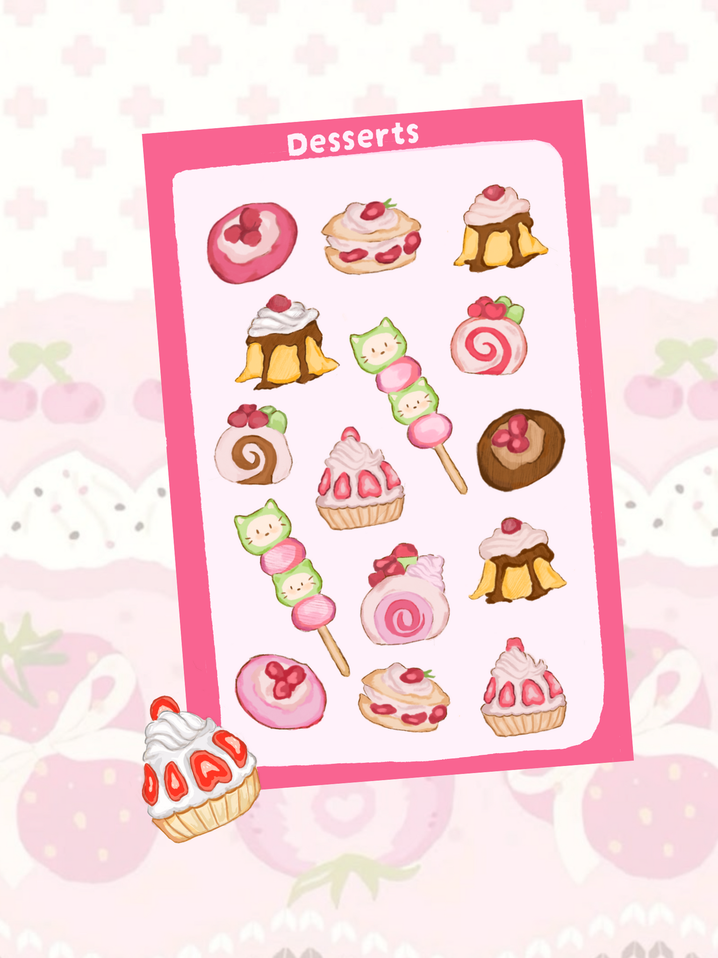 Dessert stickers!