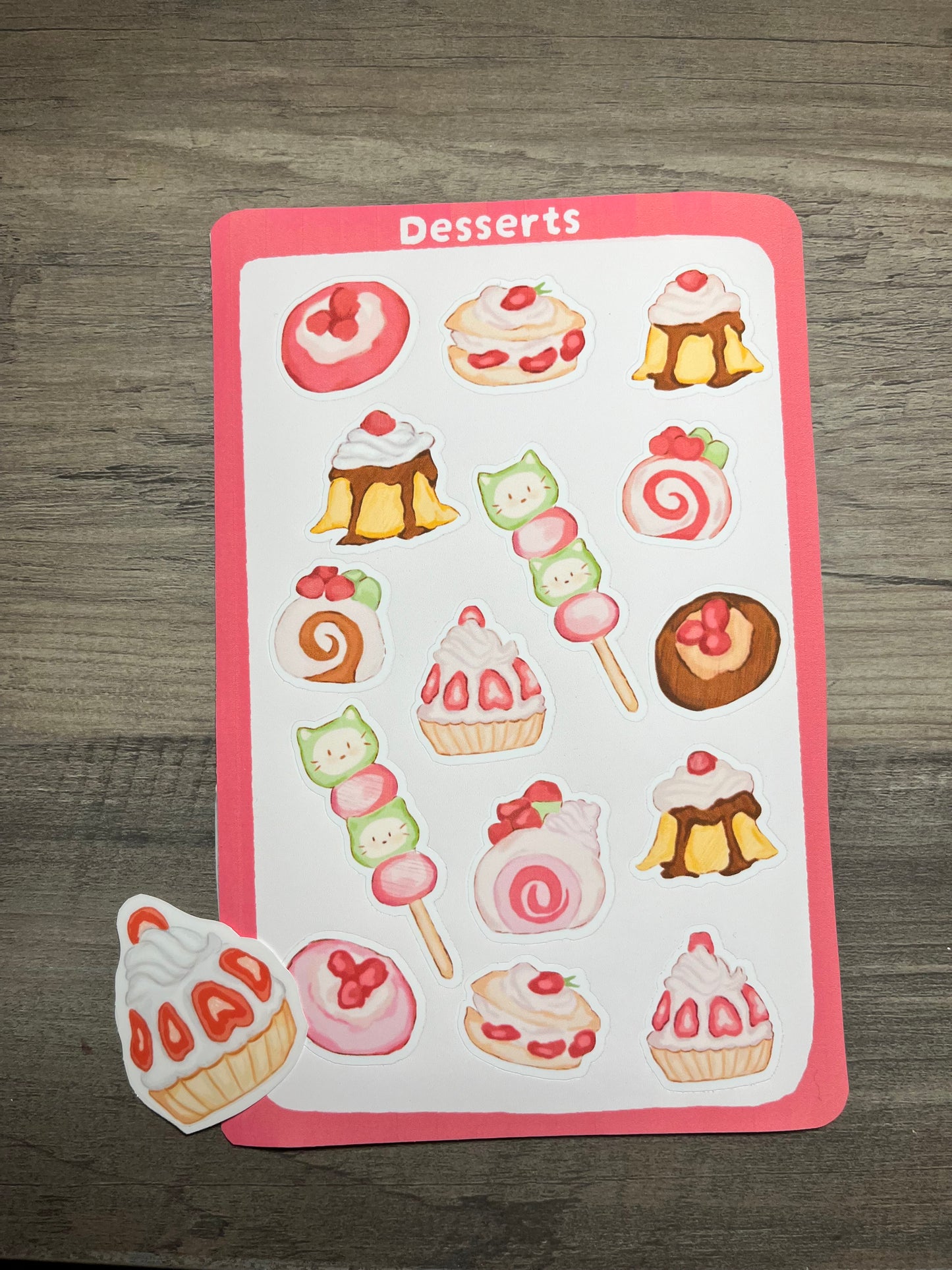 Dessert stickers!