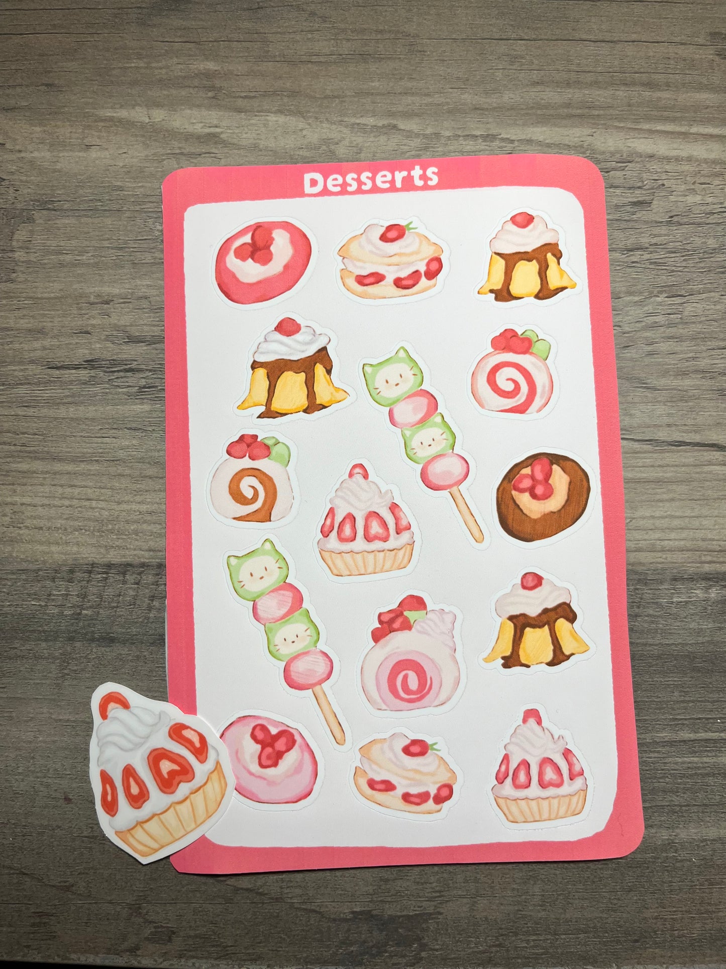 Dessert stickers!